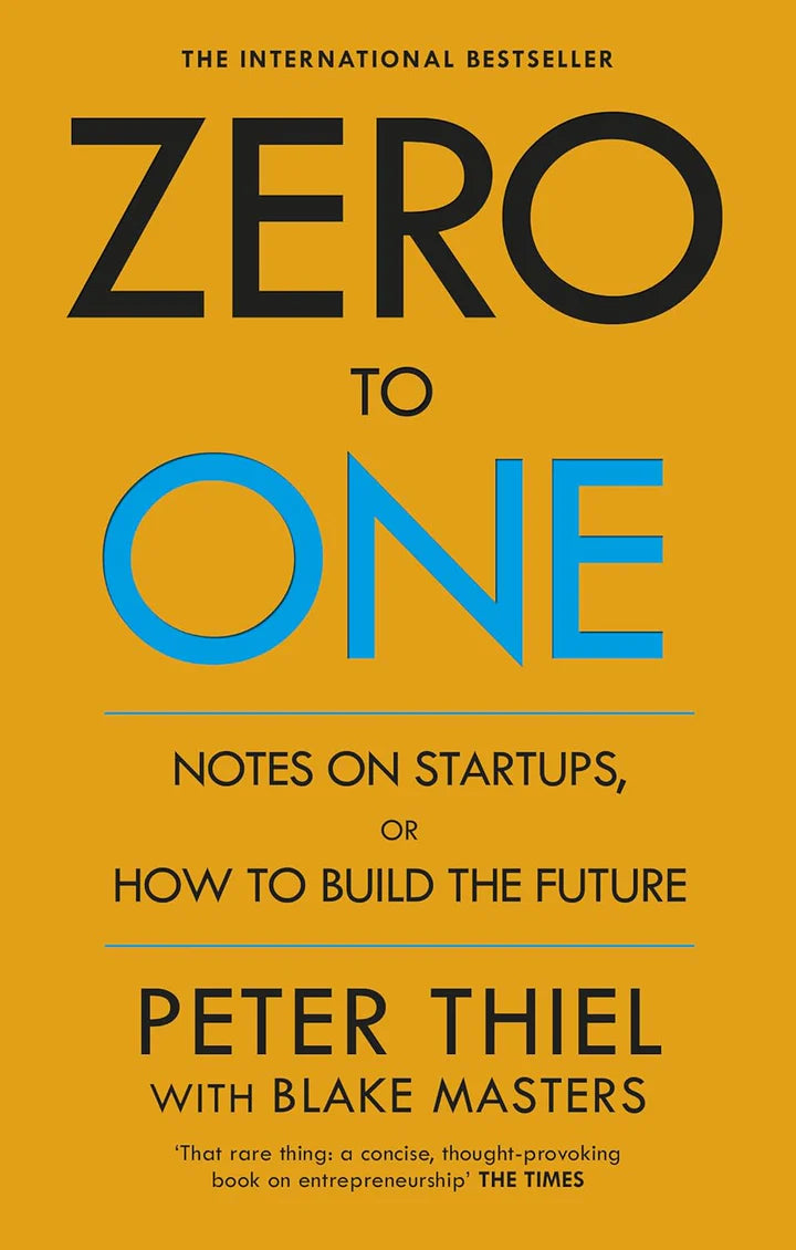 Buy Zero to One by Peter Thiel (paperback)