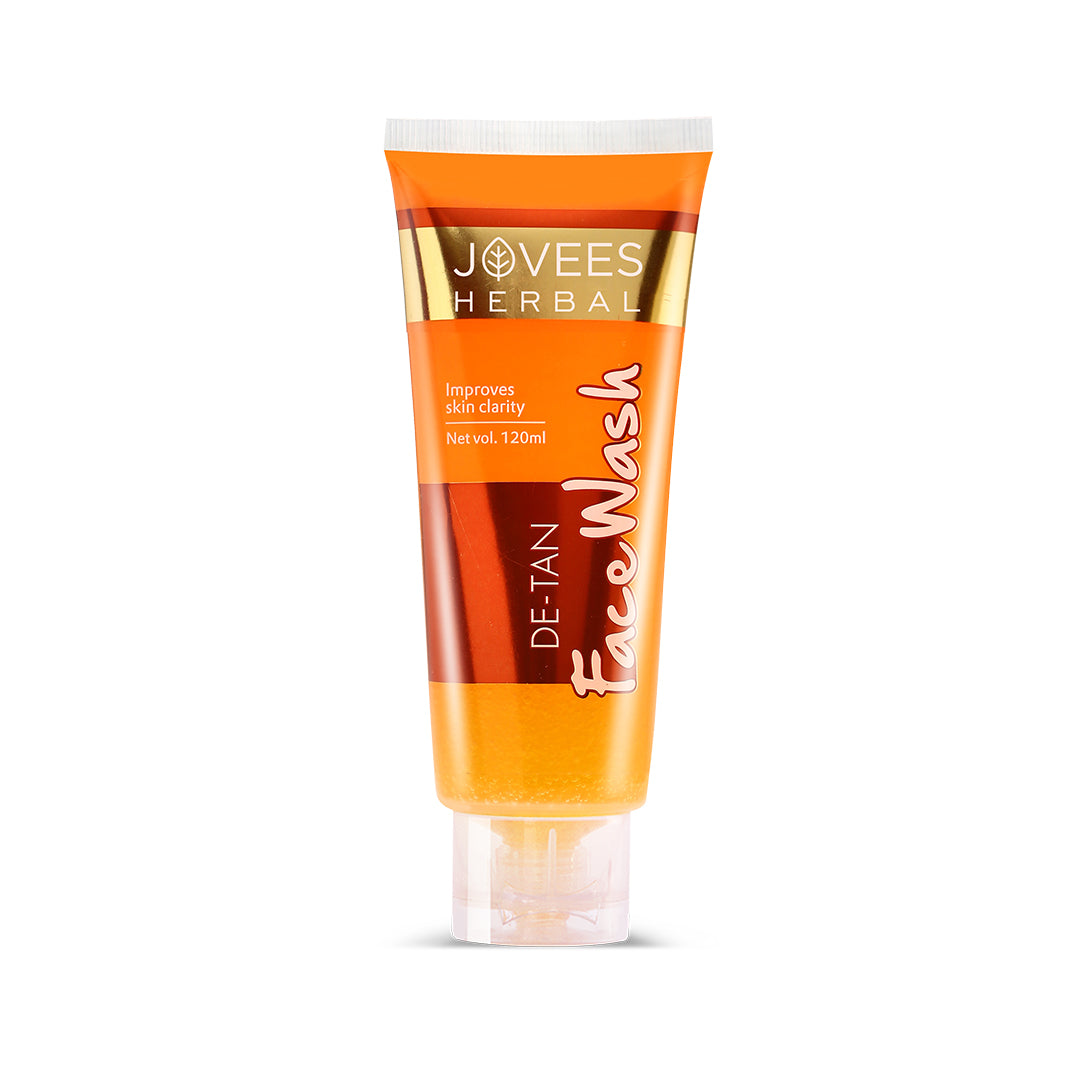 Jovees De-Tan Face Wash | Brightens And De-Tans Skin | Clarifies