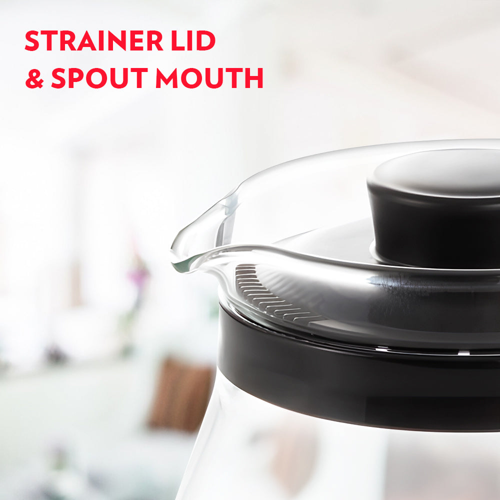 Borosil Carafe w In Lid Strainer, 1 L