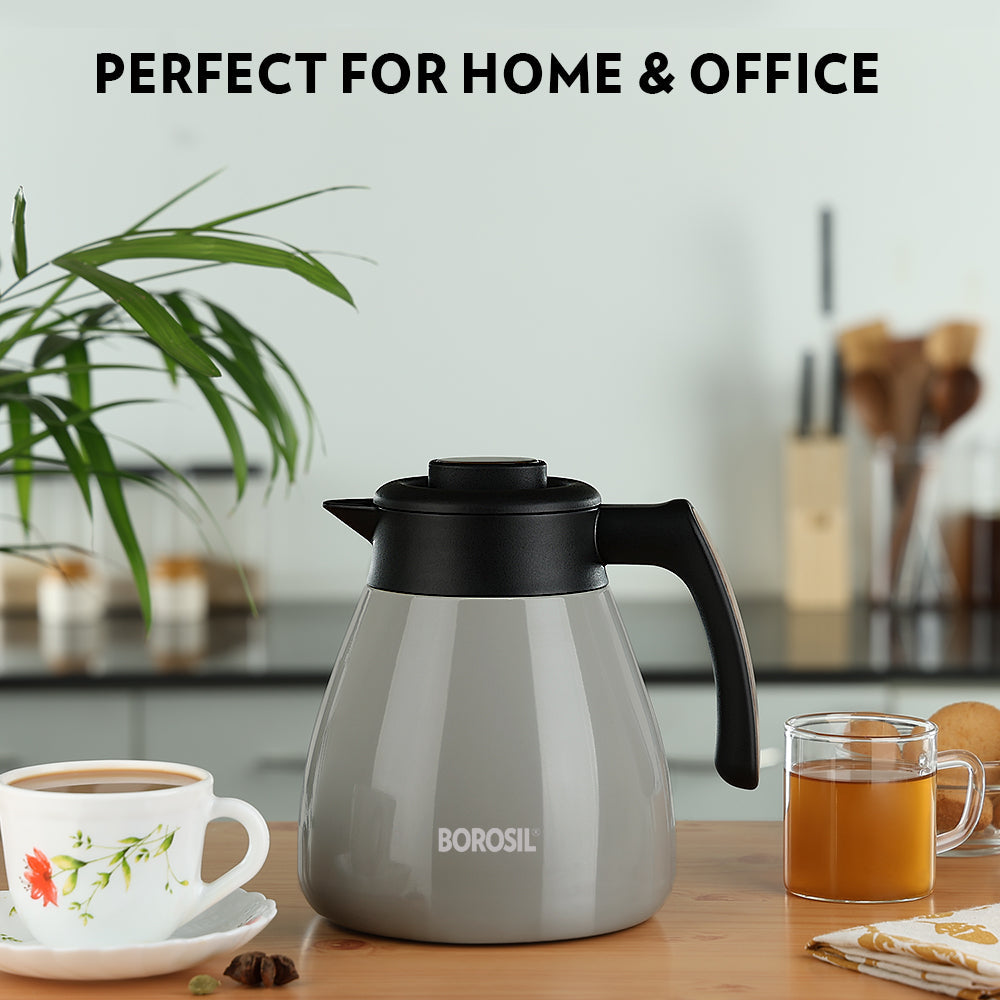 Borosil Insulated Tea Pot, Birch