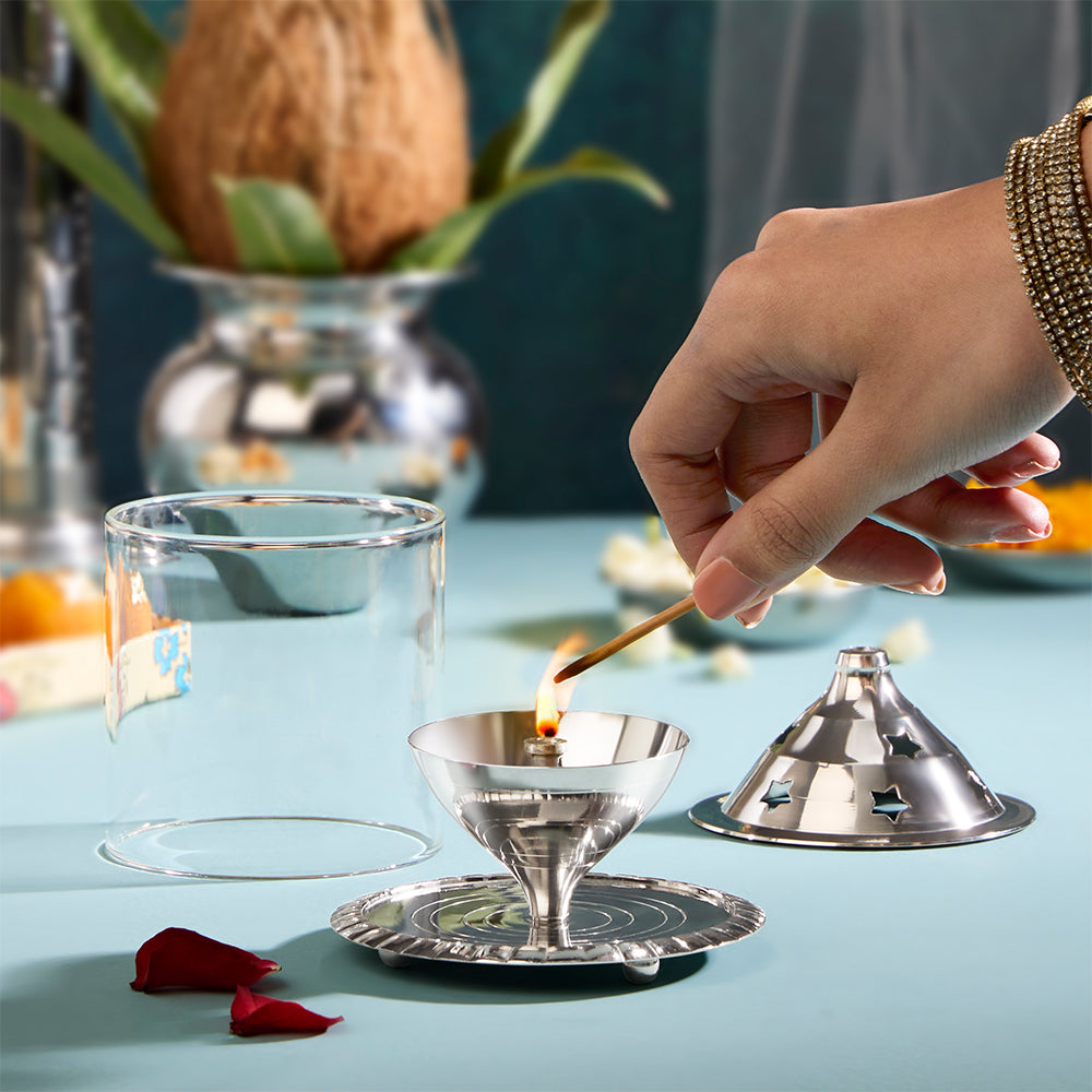 Borosil Akhand Diya, Nickel