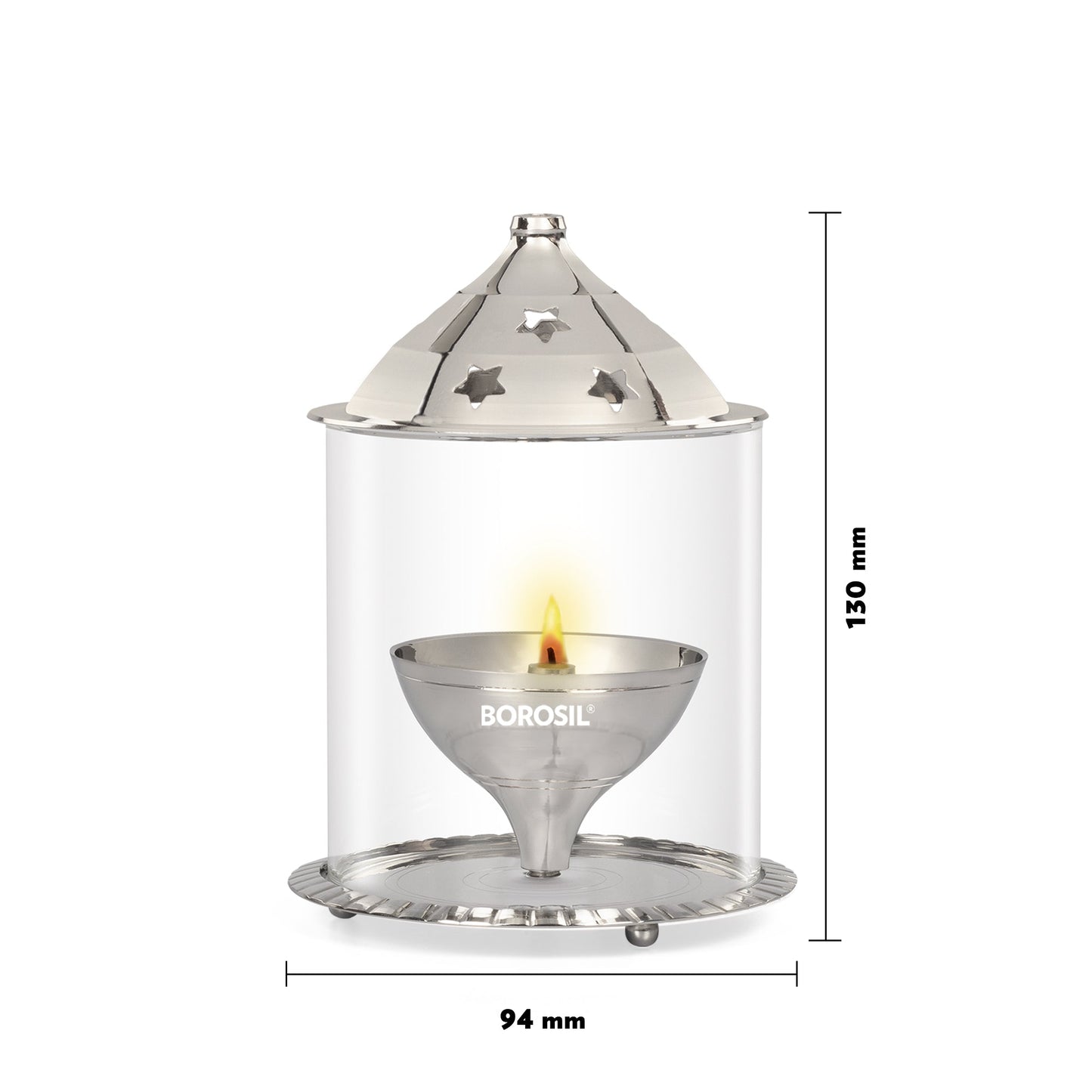 Borosil Akhand Diya, Nickel