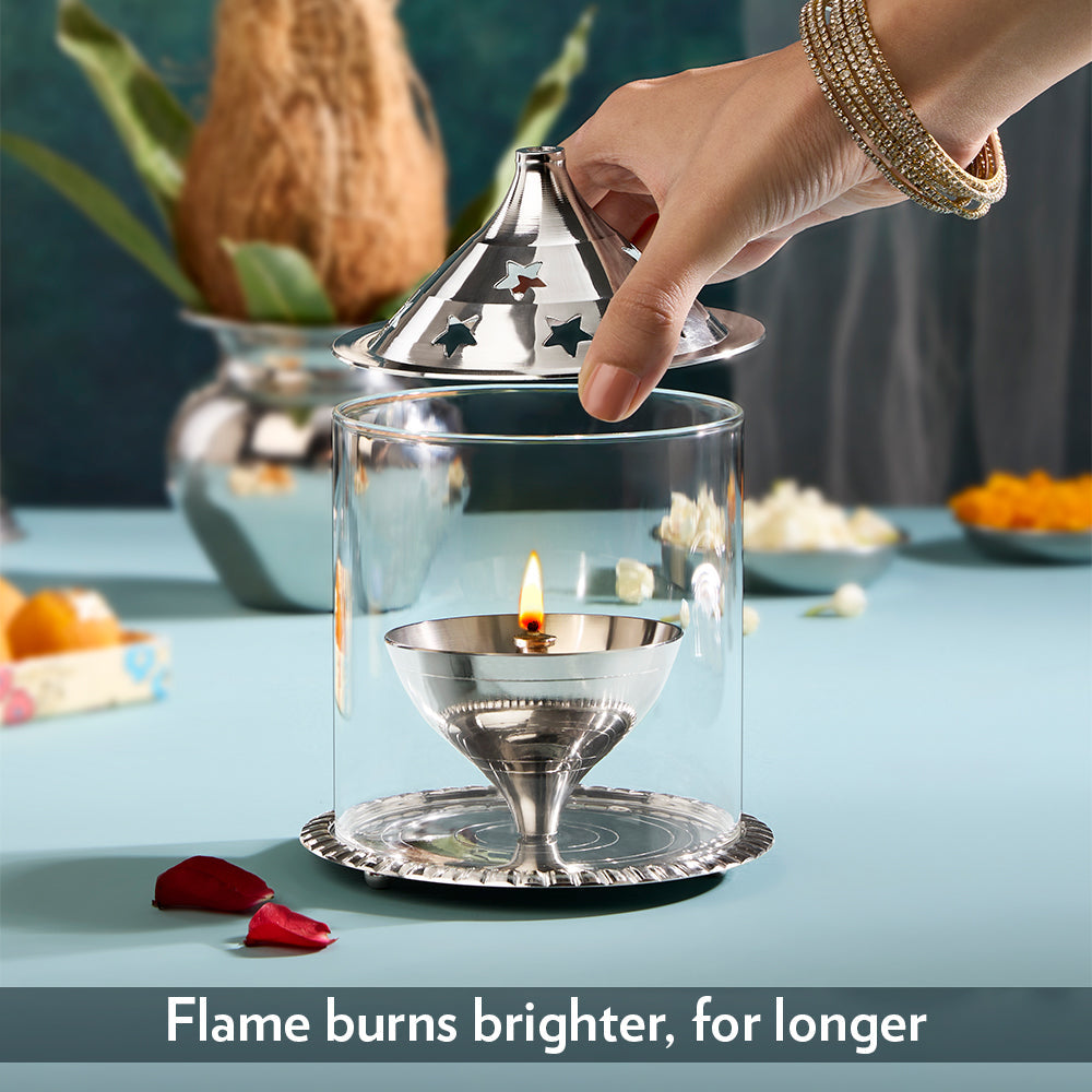 Borosil Akhand Diya, Nickel