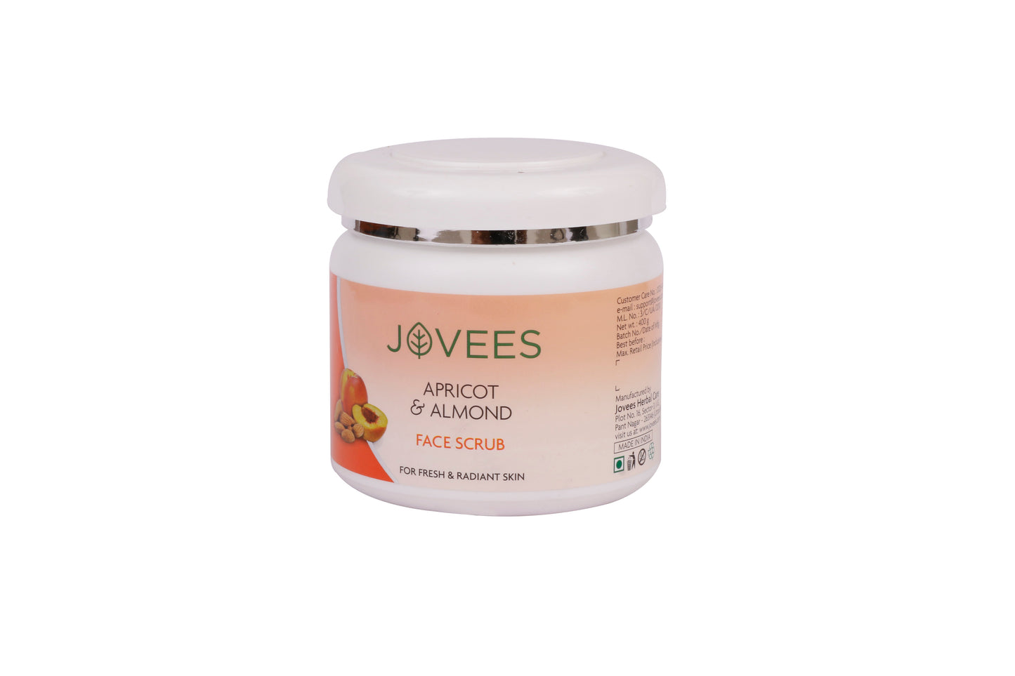 Jovees Apricot & Almond Face Scrub Infused With Wheatgerm Oil