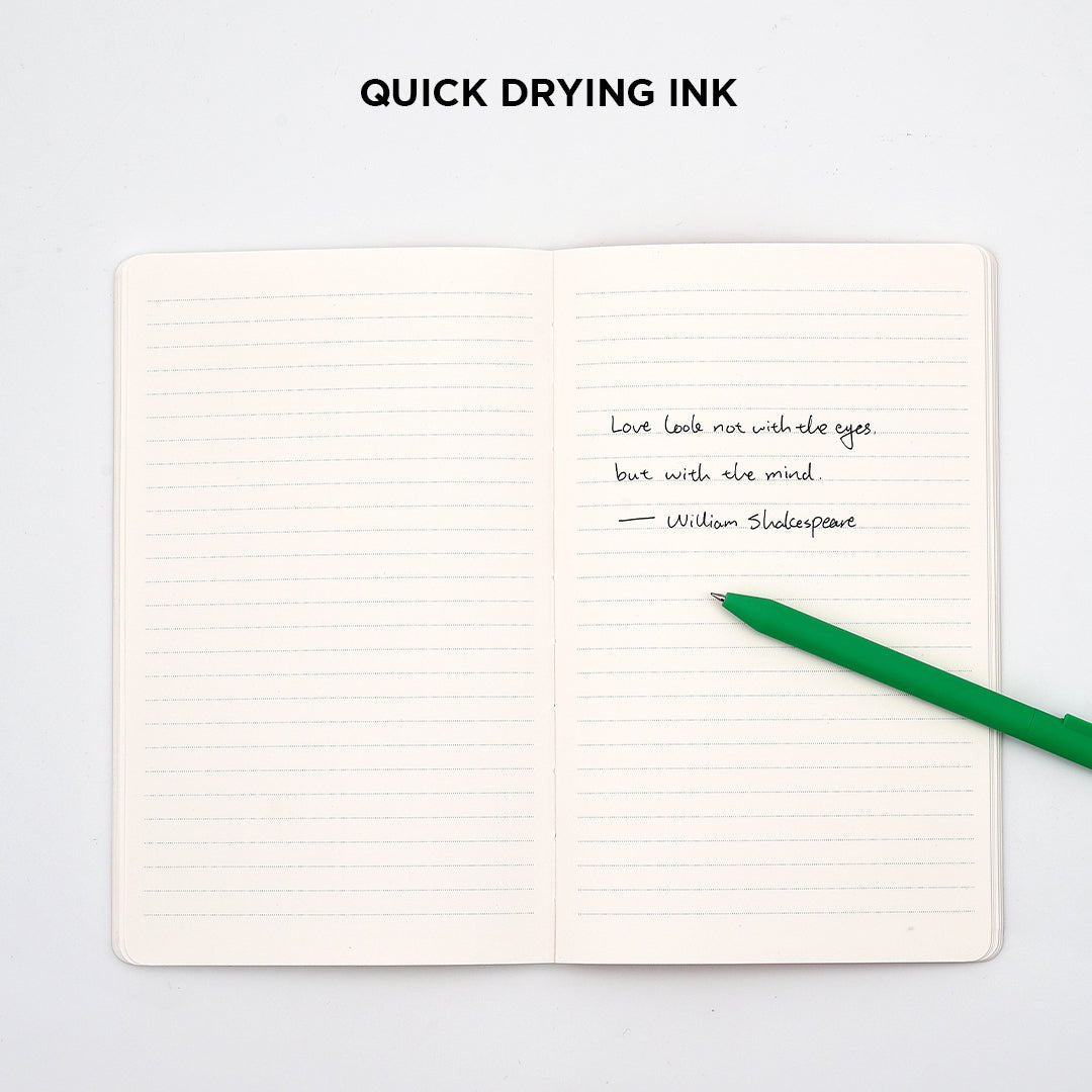 Alpha Black Ink 0.5mm Gel Pen