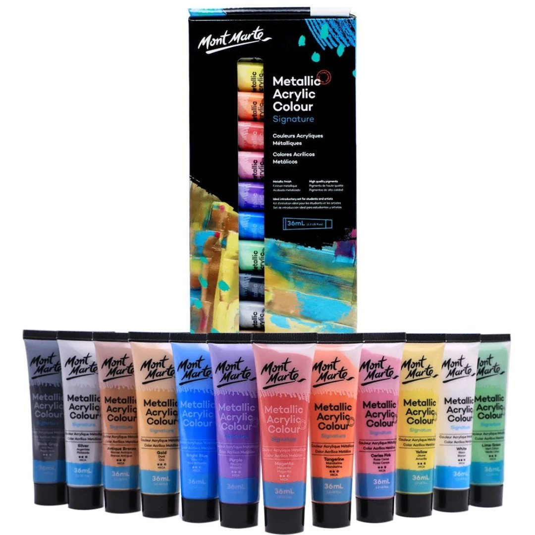 Mont Marte Metallic Acrylic Paints