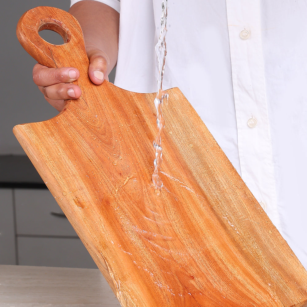 Borosil Dice Neem Wood Chopping Board