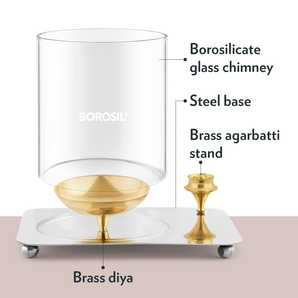 Borosil Aarti Diya