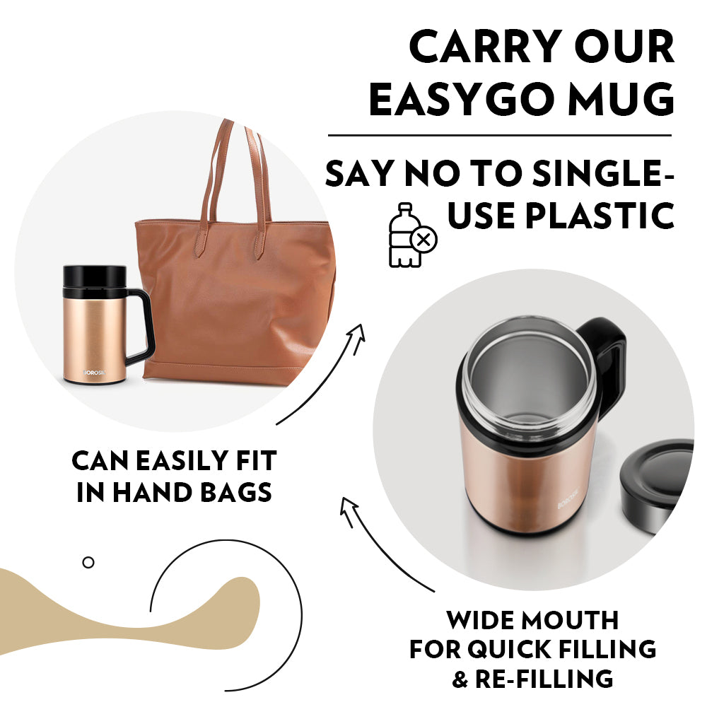 Borosil EasyGo Insulated Mug