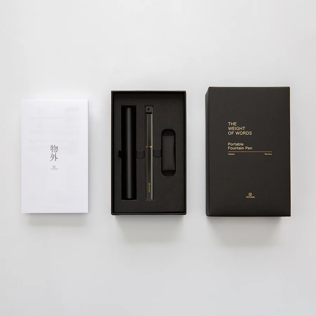 Ystudio Brassing Portable Fountain Pen