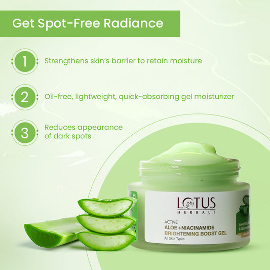 Active Aloe + Niacinamide Brightening Boost Gel