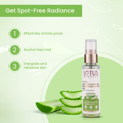 Active Aloe + Niacinamide Brightening Boost Mist
