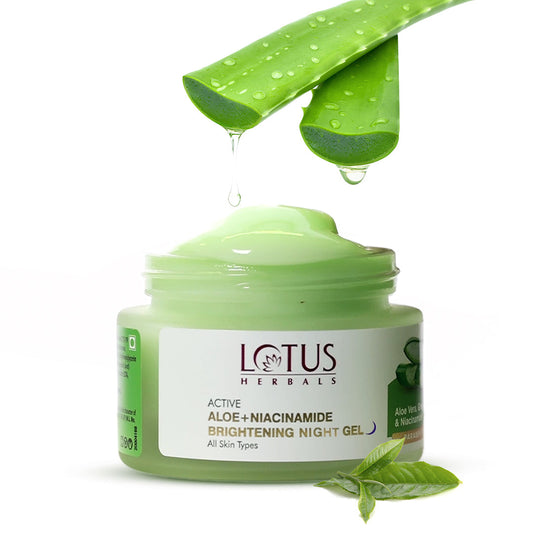 Active Aloe + Niacinamide Calm & Brighten Night Gel