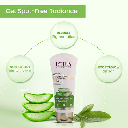 Active Aloe + Niacinamide Brightening Revival Scrub Pack of 2
