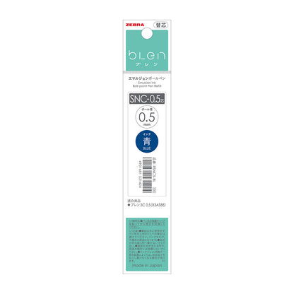Zebra bLen RSNC5 3C Ball Pen Refill - 0.5mm
