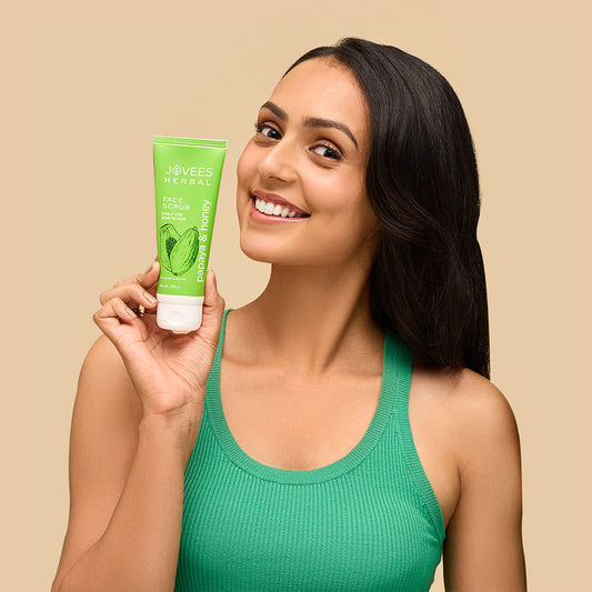 Jovees Papaya & Honey Face Scrub | With Honey & Neem | Normal to Dry Skin