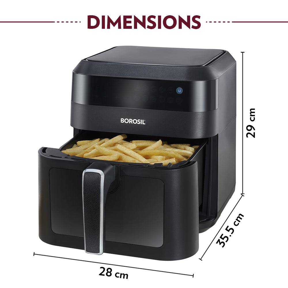 Borosil Best Digi Air Fryer, 4.7 L