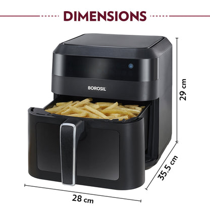 Borosil Best Digi Air Fryer, 4.7 L