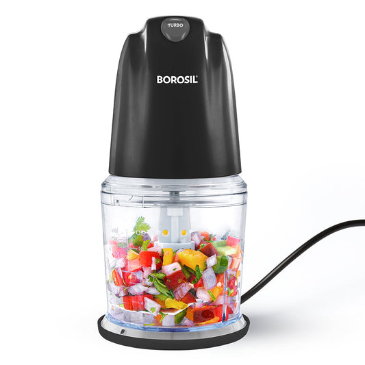 Borosil ChefDelite 260W Chopper, Black