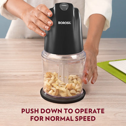 Borosil ChefDelite 260W Chopper, Black