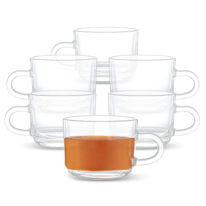 Borosil Chai Time Mugs, Set of 6