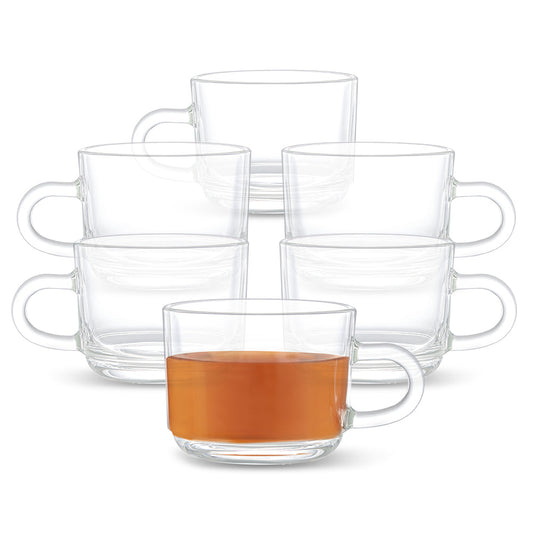 Borosil Chai Time Mugs, Set of 6