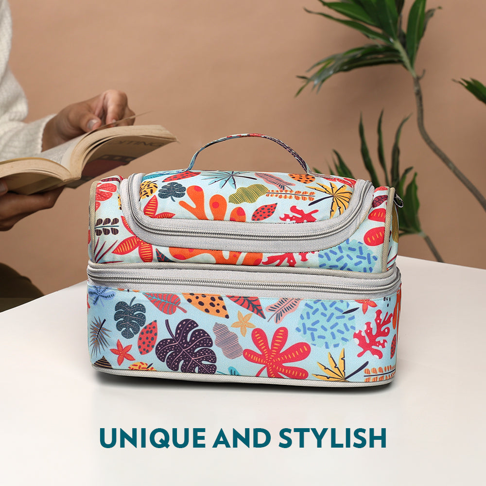 Borosil Bloom Pink Universal Glass Lunchbox