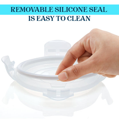 Larah Everyday Klip n Store Round Glass Containers