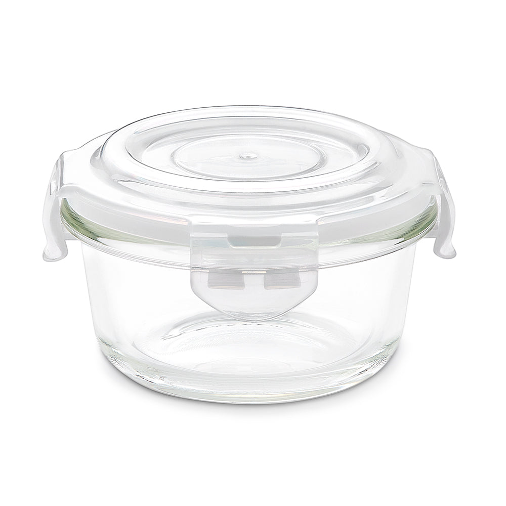 Larah Everyday Klip n Store Round Glass Containers