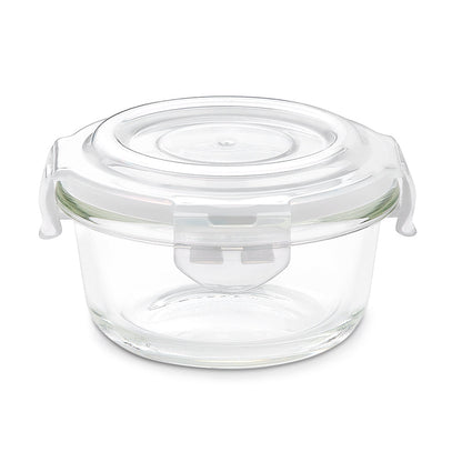 Larah Everyday Klip n Store Round Glass Containers