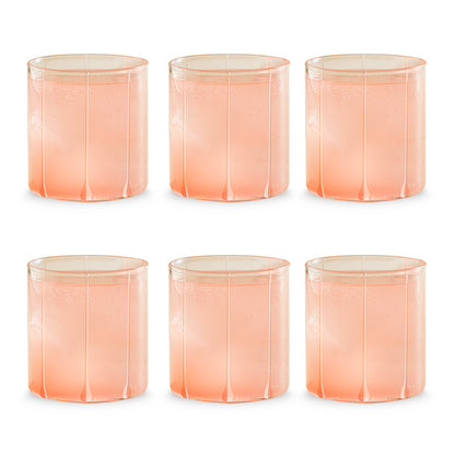 Borosil Bevel Cut Glass, Set of 6