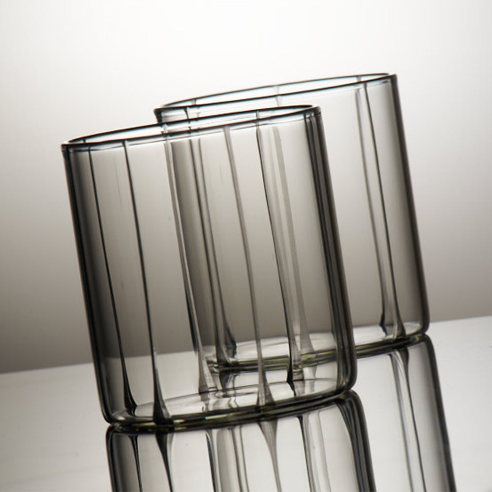 Borosil Bevel Cut Glass, Set of 6
