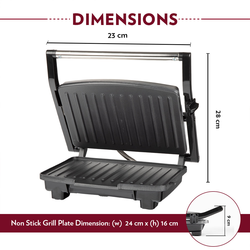 Borosil Elite Prime Grill Sandwich Maker