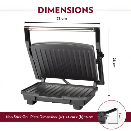 Borosil Elite Prime Grill Sandwich Maker