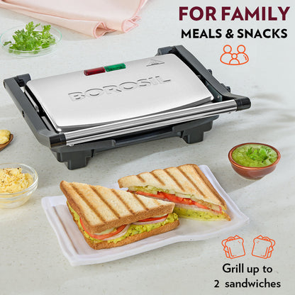 Borosil Elite Prime Grill Sandwich Maker
