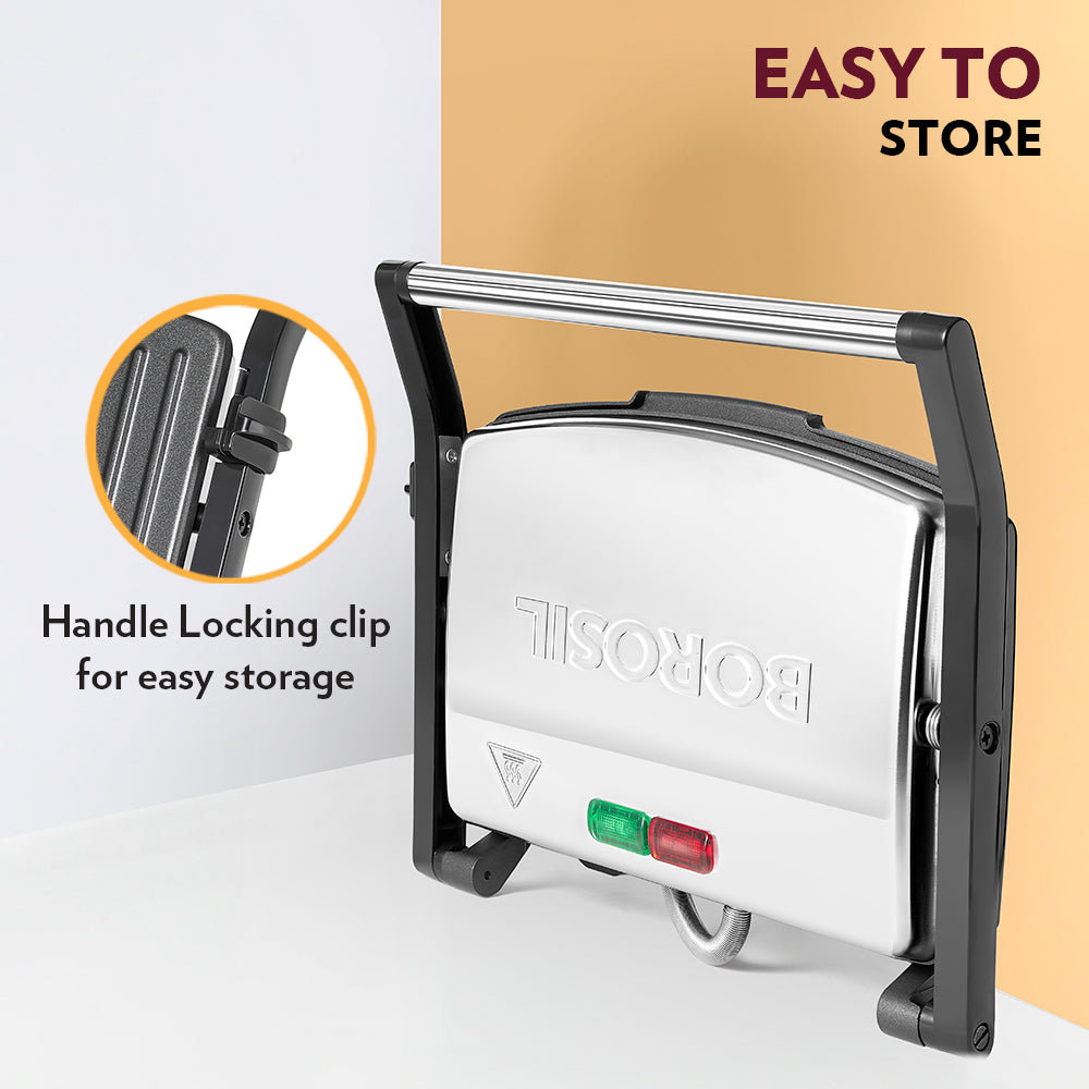 Borosil Elite Prime Grill Sandwich Maker
