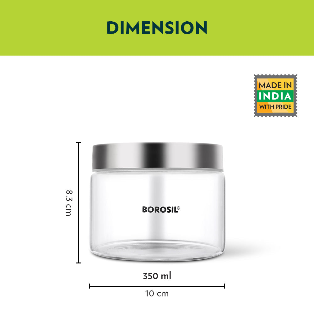 Borosil Endura Airtight Glass Jar