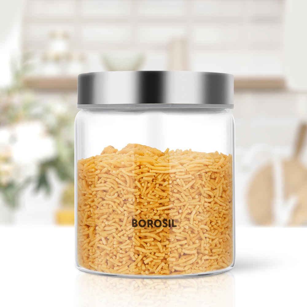 Borosil Endura Airtight Glass Jar