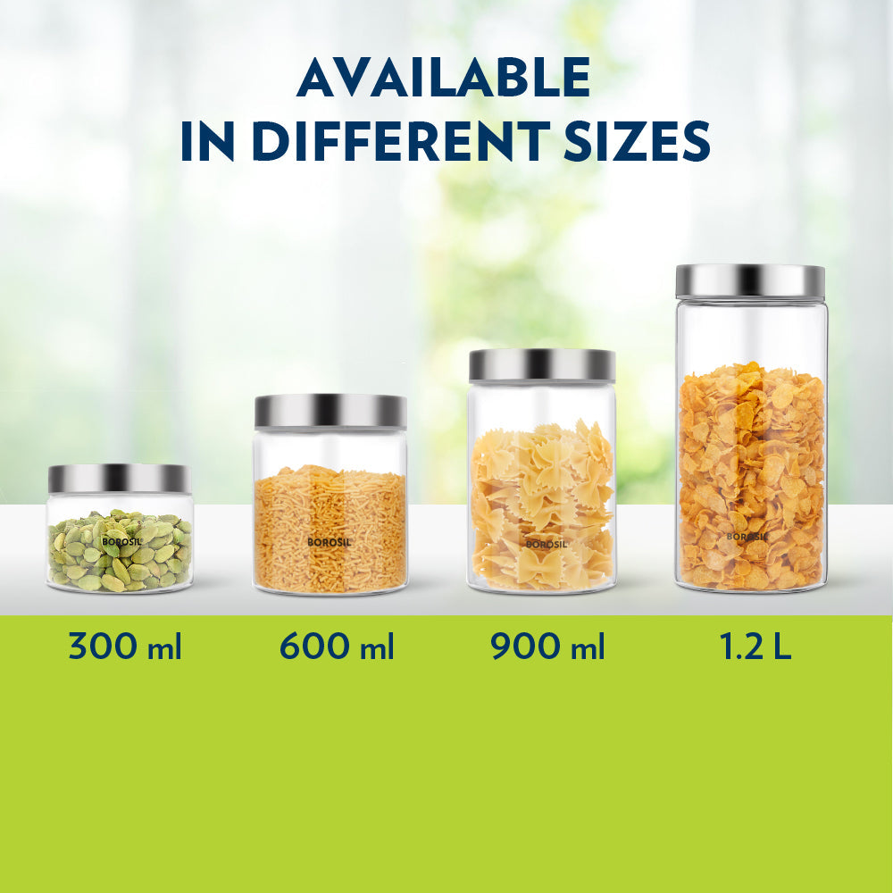 Borosil Endura Airtight Glass Jar