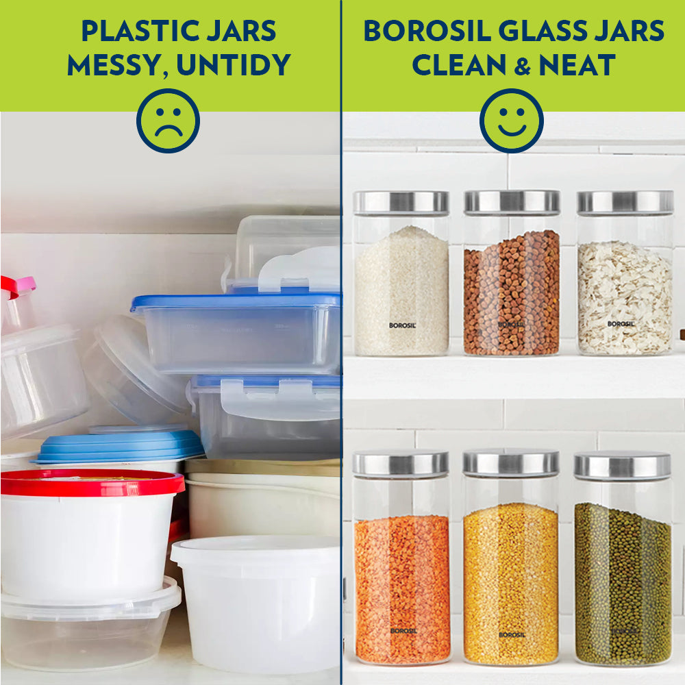 Borosil Endura Airtight Glass Jar