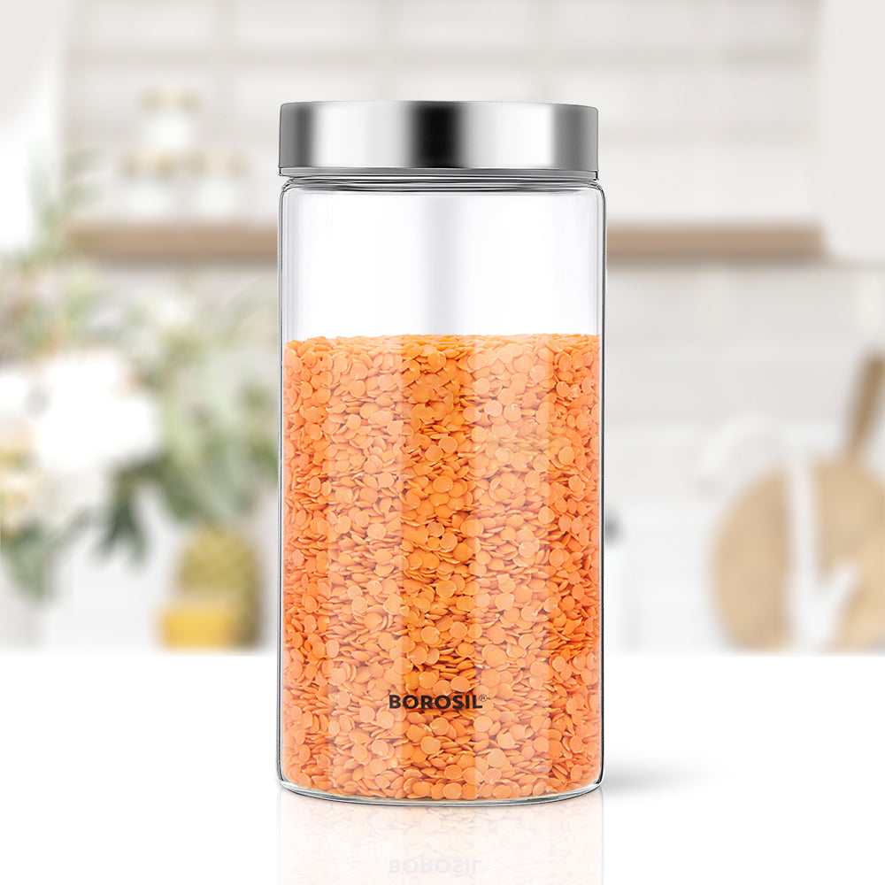 Borosil Endura Airtight Glass Jar