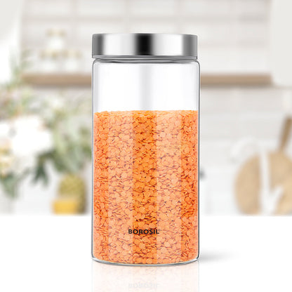 Borosil Endura Airtight Glass Jar
