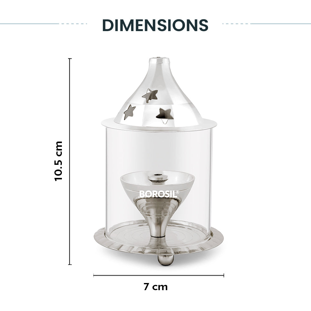Borosil Akhand Diya, Nickel