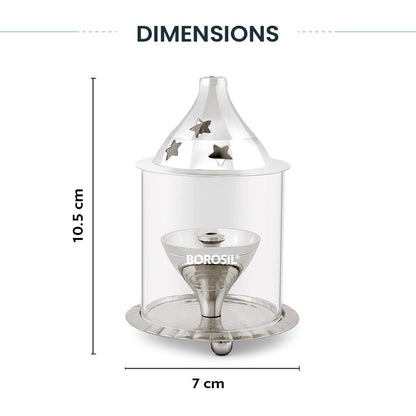 Borosil Akhand Diya, Nickel