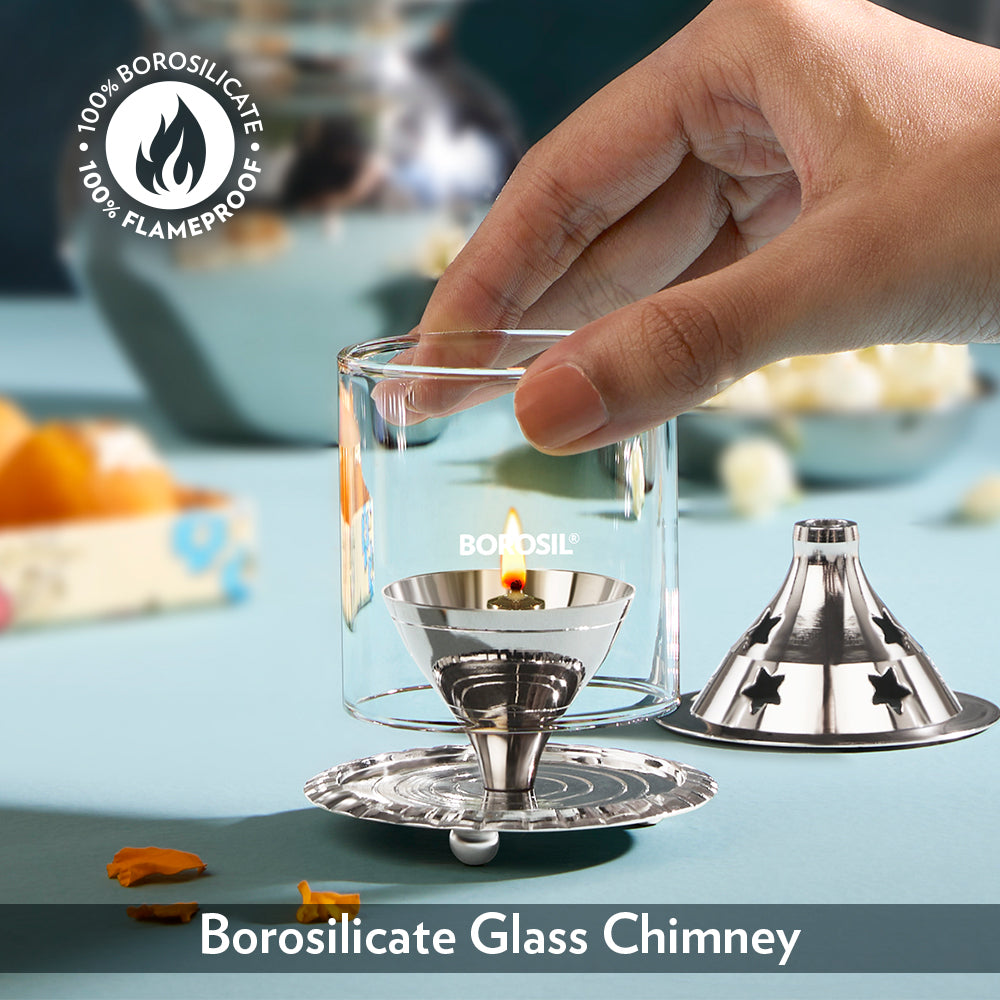 Borosil Akhand Diya, Nickel