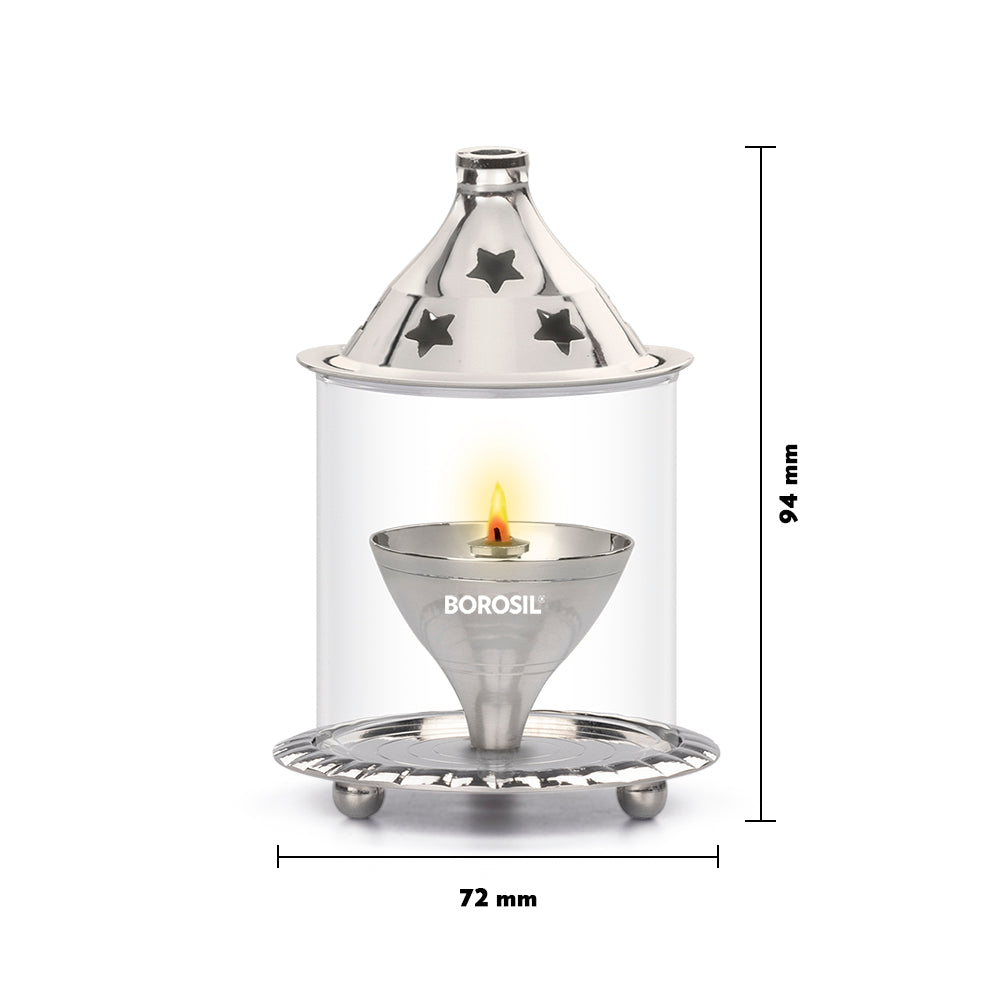 Borosil Akhand Diya, Nickel
