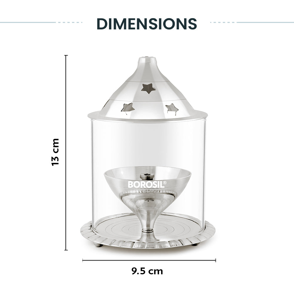 Borosil Akhand Diya, Nickel