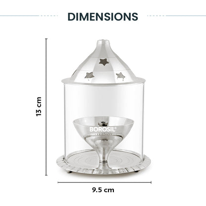 Borosil Akhand Diya, Nickel