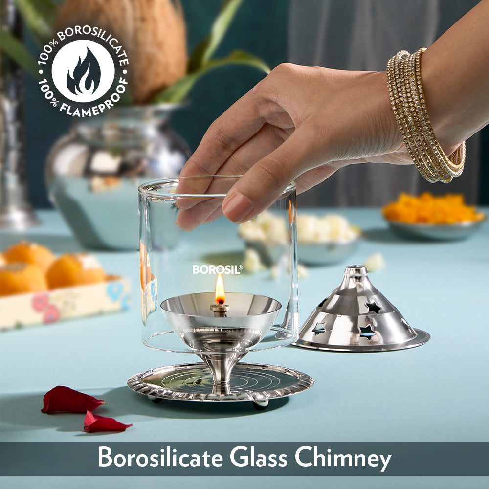 Borosil Akhand Diya, Nickel