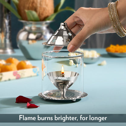 Borosil Akhand Diya, Nickel